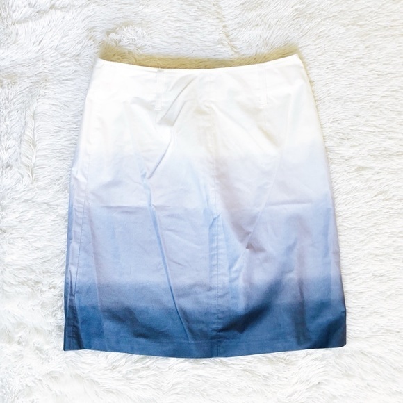 INC Ombré button accent pleated skirt sz4 - Picture 3 of 5